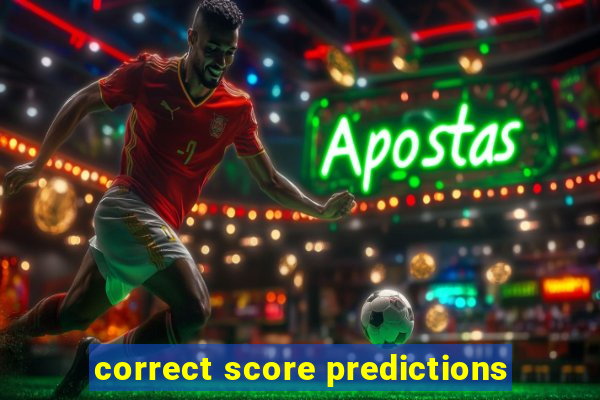 correct score predictions